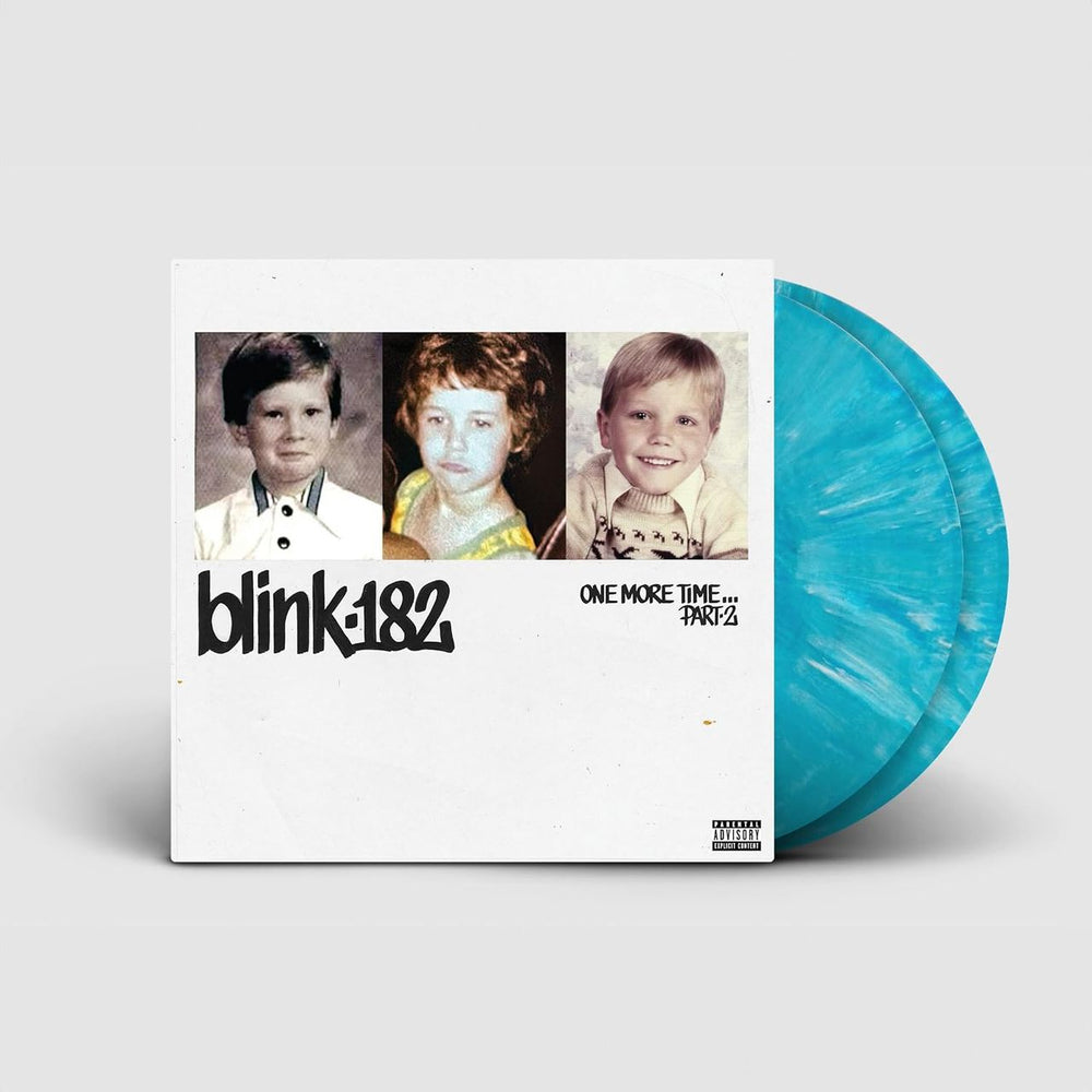 Blink 182 One More Time... Part-2 - Blue Balls Coloured Vinyl - Sealed UK 2-LP vinyl record set (Double LP Album) 198028509015