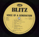 Blitz Voice Of A Generation - VG UK vinyl LP album (LP record) BLILPVO860524