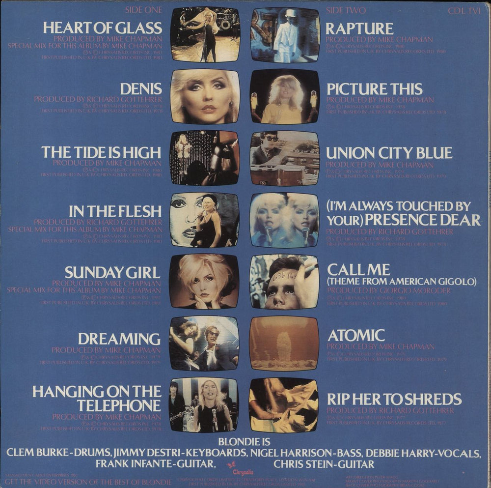 Blondie The Best Of Blondie - 1st UK vinyl LP album (LP record) 5013136137118