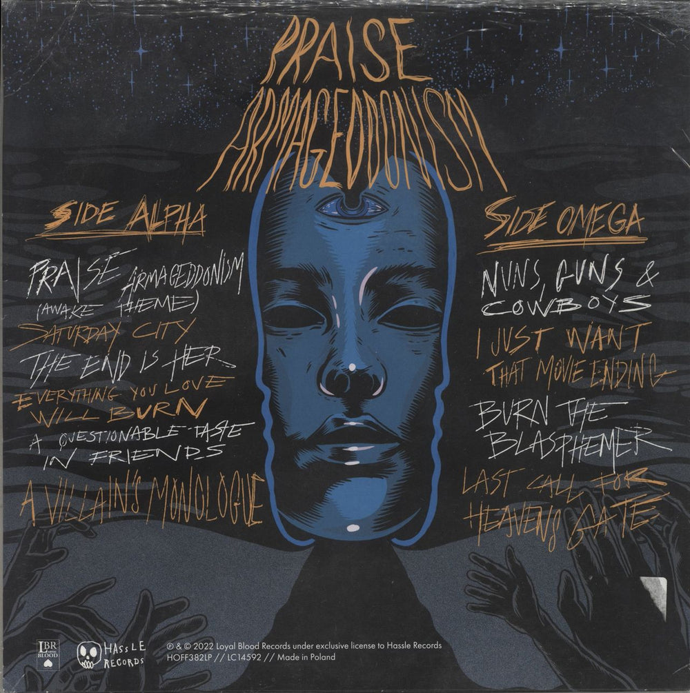 Blood Command Praise Armageddonism Polish vinyl LP album (LP record) 5060626464650