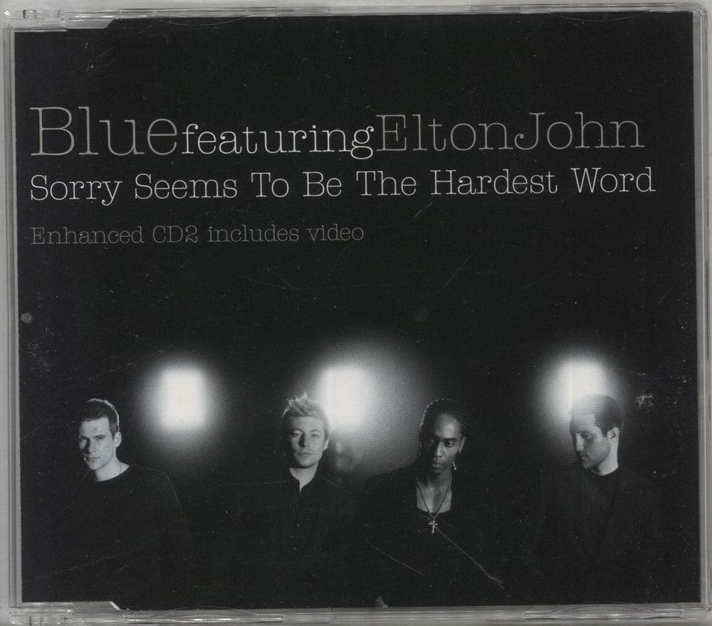 Blue (00s) Sorry Seems To Be The Hardest Word UK CD single (CD5 / 5") SINCD43