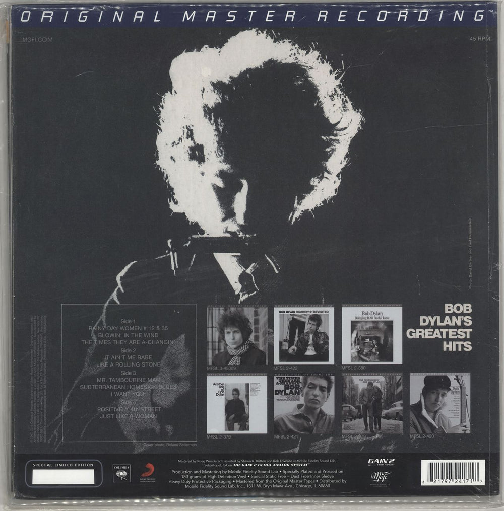 Bob Dylan Bob Dylan's Greatest Hits - 180gm US 2-LP vinyl record set (Double LP Album)