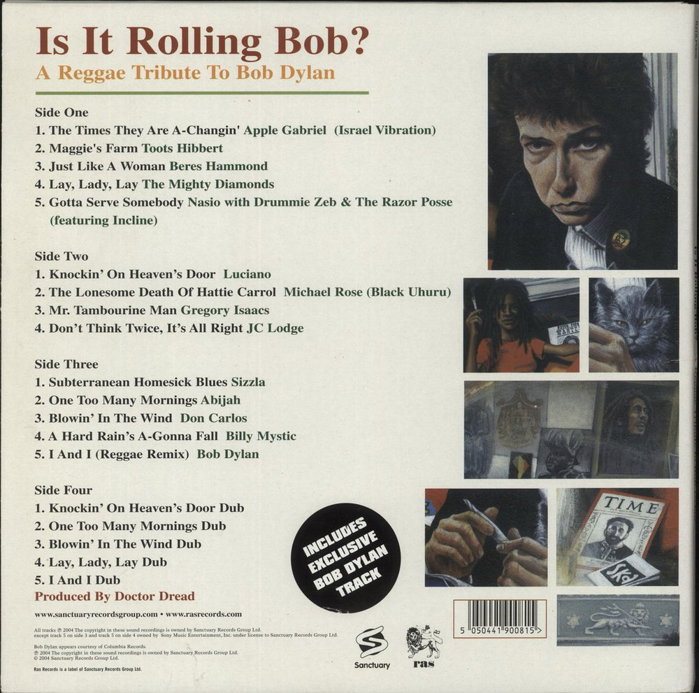 Bob Dylan Is It Rolling Bob? A Reggae Tribute To Bob Dylan UK 2-LP vinyl record set (Double LP Album) 5050441900815