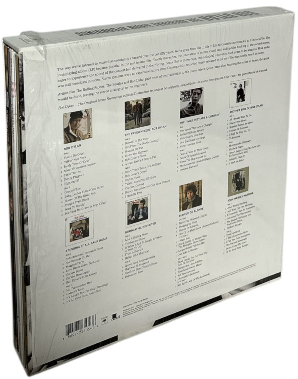 Bob Dylan The Original Mono Recordings US Vinyl Box Set 886977610516