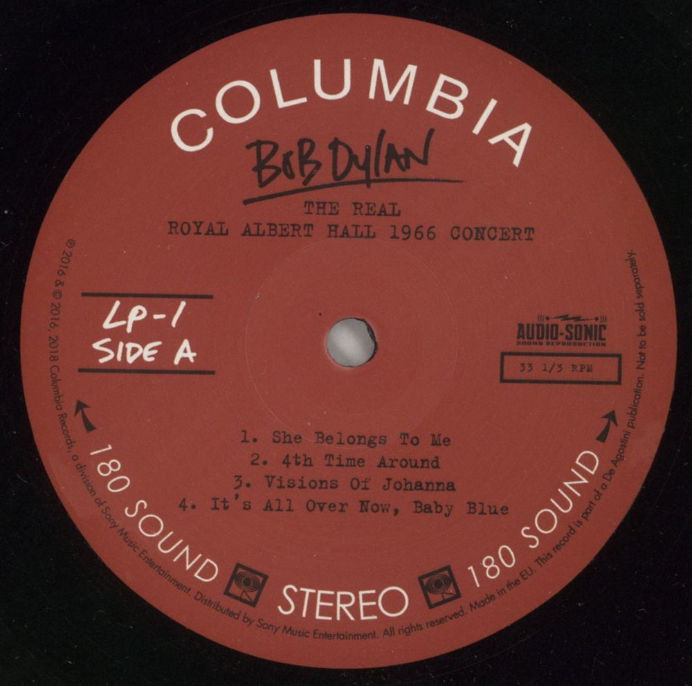 Bob Dylan The Real Royal Albert Hall 1966 Concert! UK 2-LP vinyl record set (Double LP Album) DYL2LTH866667