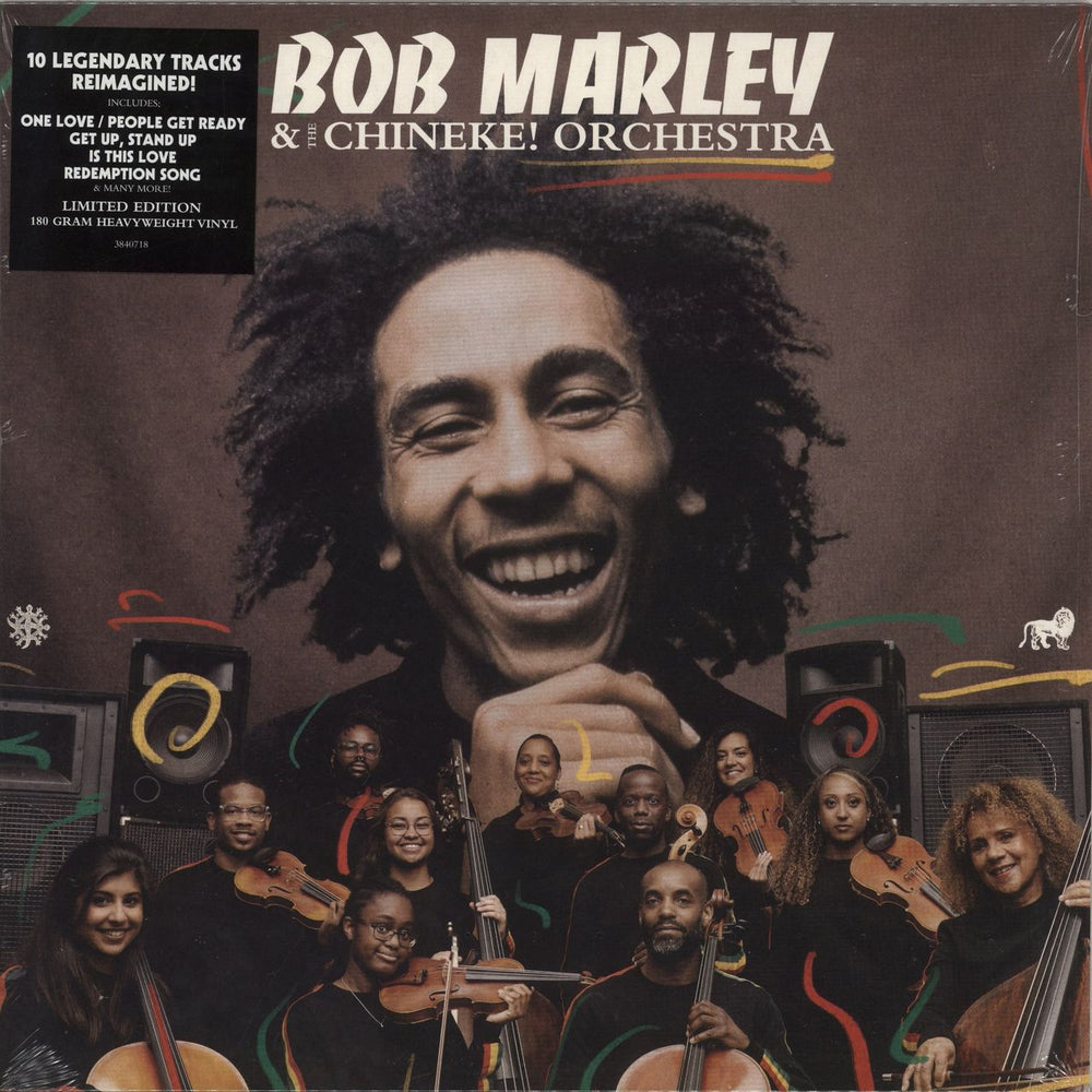 Bob Marley & The Wailers Bob Marley & The Chineke! Orchestra - Hype Sticker  UK vinyl LP album (LP record) 3840718