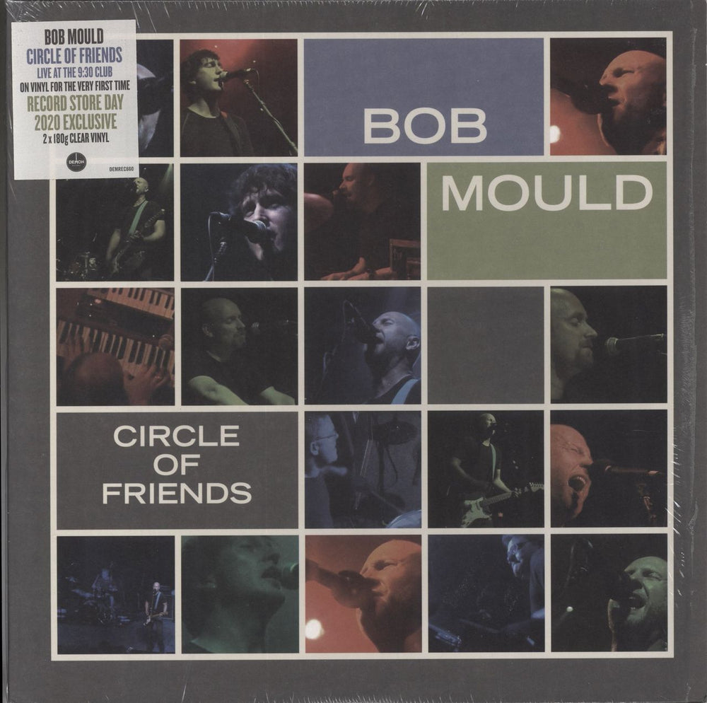 Bob Mould Circle Of Friends - Clear Vinyl US 2-LP vinyl record set (Double LP Album) DEMREC660
