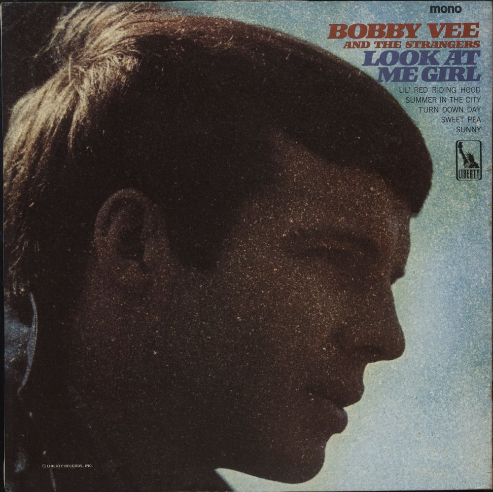 Bobby Vee Look At Me Girl - EX UK vinyl LP album (LP record) LBY1341