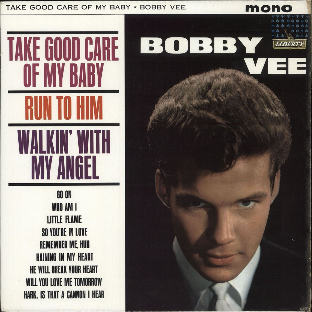 Bobby Vee Take Good Care Of My Baby UK vinyl LP album (LP record) LBY1004