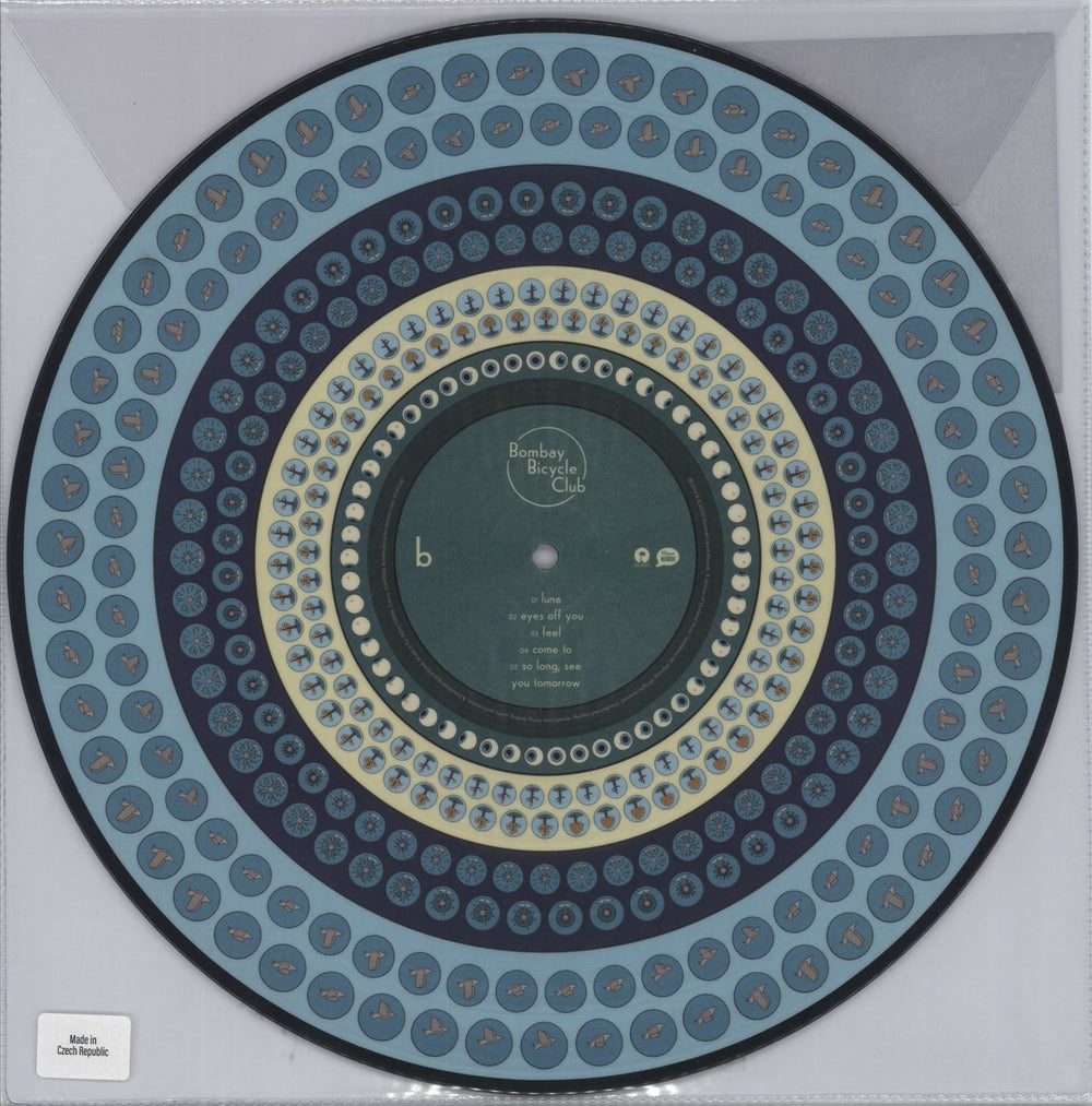 Bombay Bicycle Club So Long, See You Tomorrow - 10th Anniversary Edition - Zoetrope - Autographed UK picture disc LP (vinyl picture disc album) 602465889406