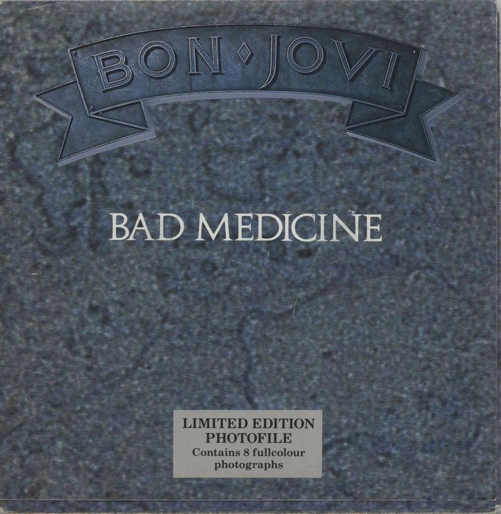 Bon Jovi Bad Medicine - Photofile Pack UK 7" vinyl single (7 inch record / 45) JOVS3