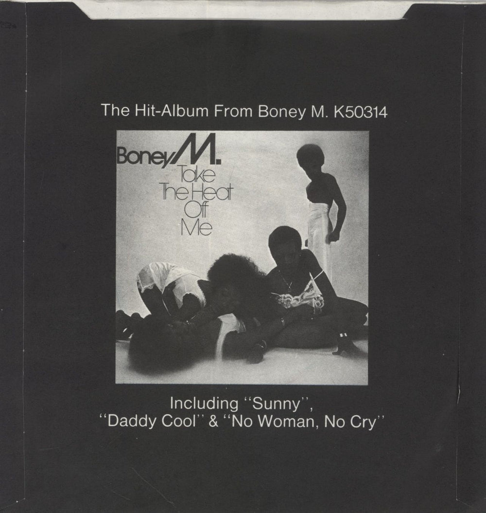 Boney M Sunny + Picture Sleeve UK 7" vinyl single (7 inch record / 45)