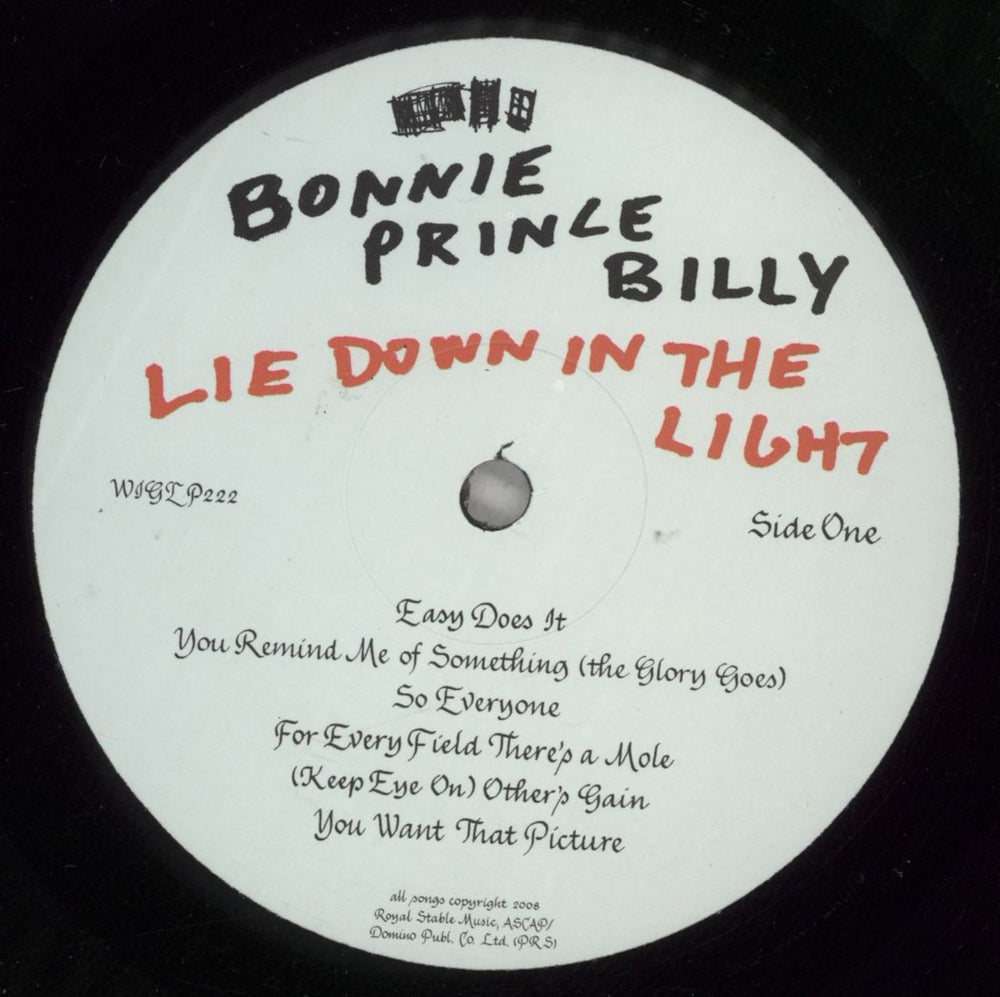 Bonnie Prince Billy Lie Down In The Light UK vinyl LP album (LP record) BPBLPLI878406