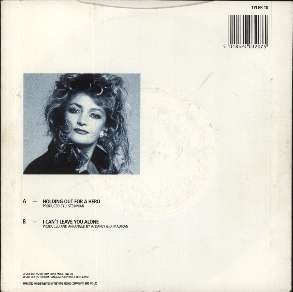 Bonnie Tyler Holding Out For A Hero UK 7" vinyl single (7 inch record / 45) 5018524032075
