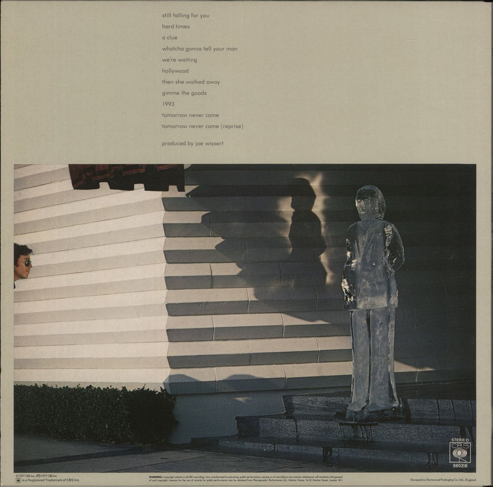 Boz Scaggs Down Two Then Left UK vinyl LP album (LP record)