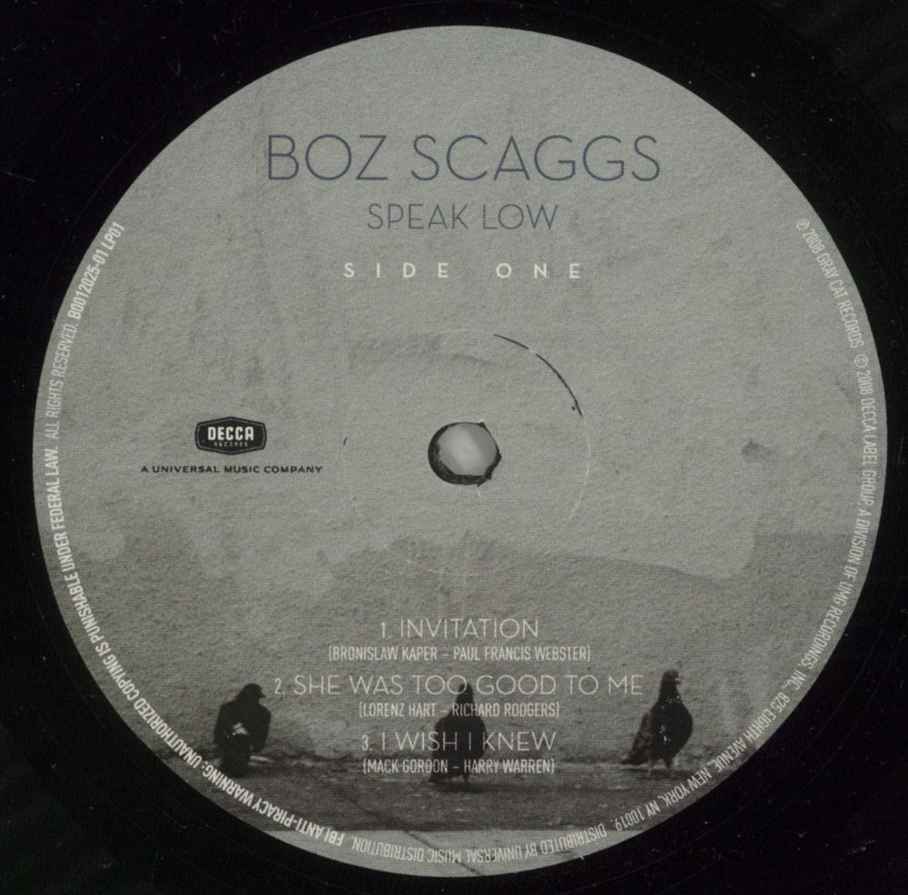 Boz Scaggs Speak Low US 2-LP vinyl record set (Double LP Album) BOZ2LSP463763