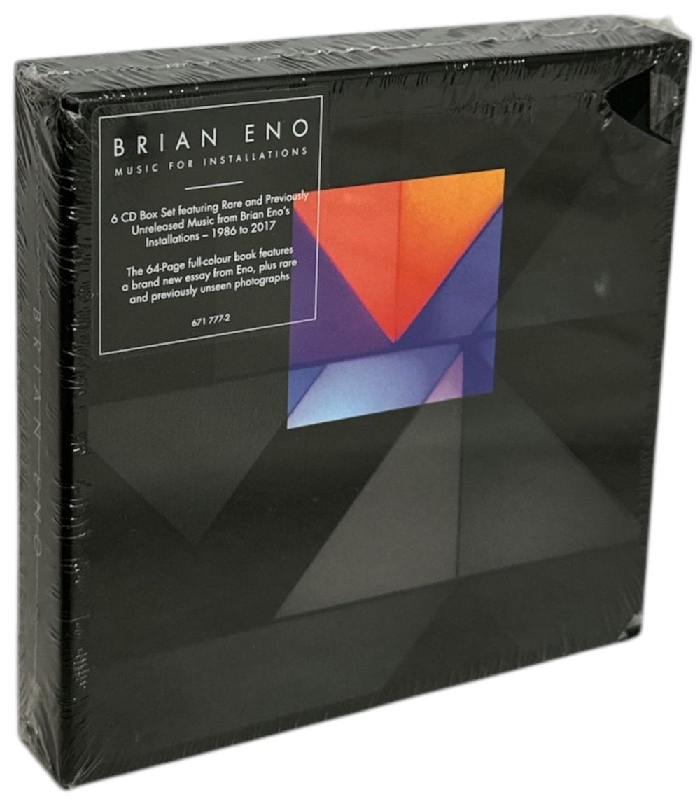 Brian Eno Music For Installations - Sealed UK CD Album Box Set 671777-2