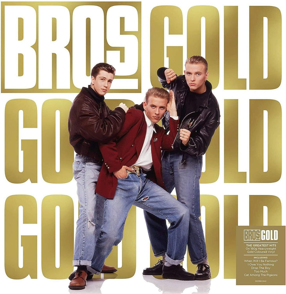 Bros Gold - 180 Gram Gold Vinyl - Sealed UK vinyl LP album (LP record) DEMREC642