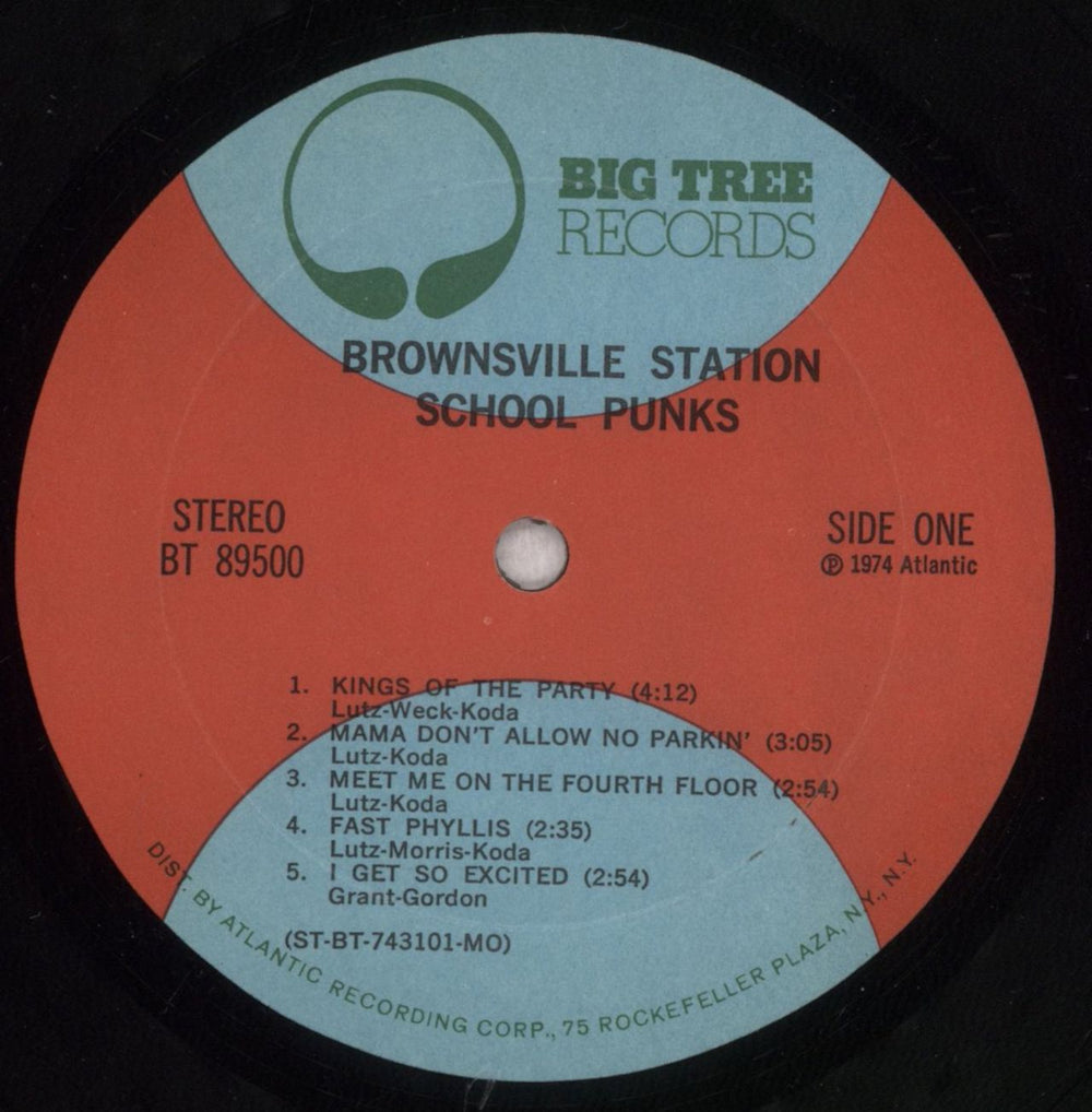 Brownsville Station School Punks US vinyl LP album (LP record) VSNLPSC840431