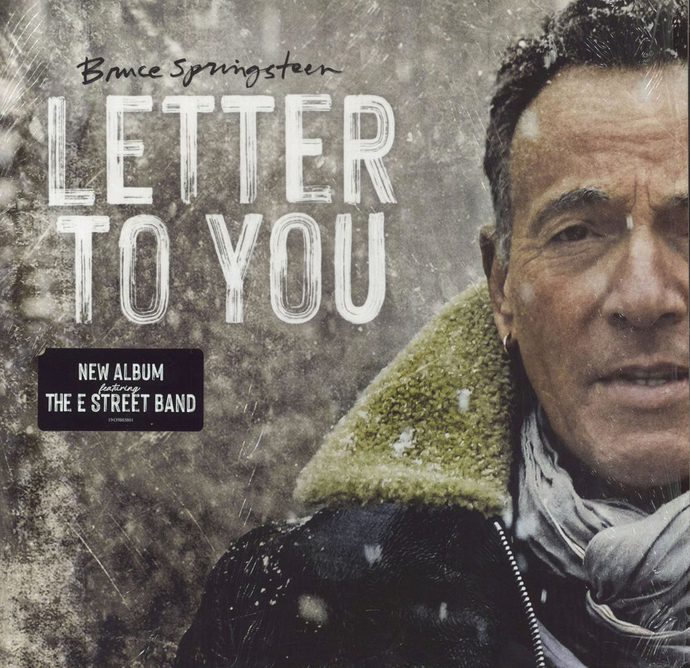 Bruce Springsteen Letter To You - Black Vinyl Etched - Shrink UK 2-LP vinyl record set (Double LP Album) 19439803801