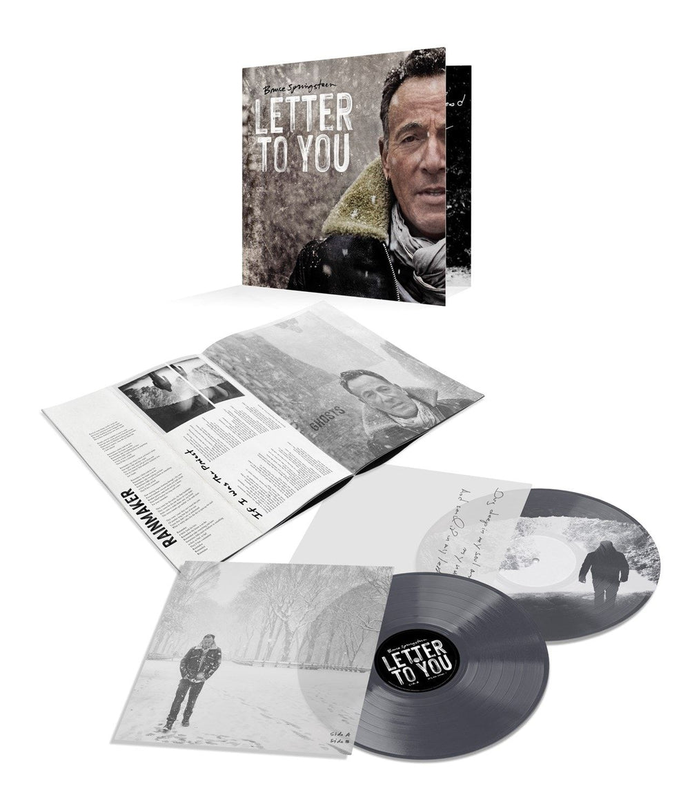 Bruce Springsteen Letter To You - Grey Vinyl - Sealed UK 2-LP vinyl record set (Double LP Album)