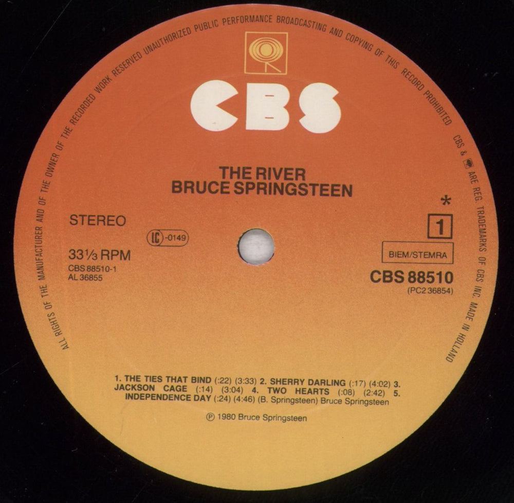 Bruce Springsteen The River - 1st Dutch 2-LP vinyl record set (Double LP Album) SPR2LTH627634