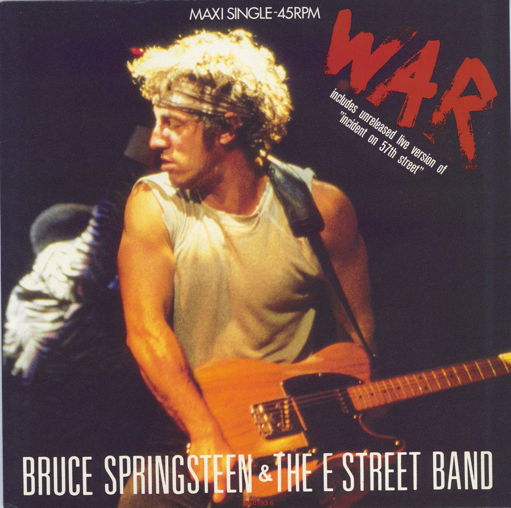 Bruce Springsteen War UK 12" vinyl single (12 inch record / Maxi-single) 6501936