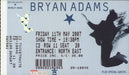 Bryan Adams 2007/2008 Tour + Ticket Stub UK tour programme ADATRTO833306