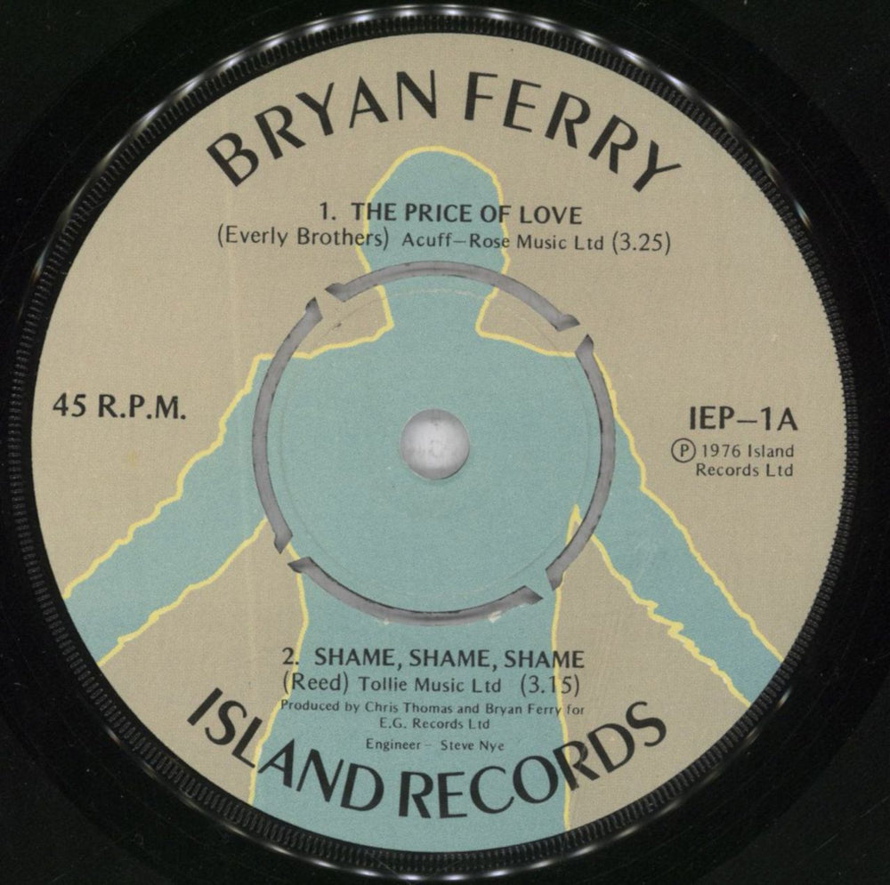 Bryan Ferry Extended Play - Picture sleeve UK 7" vinyl single (7 inch record / 45) FER07EX45587