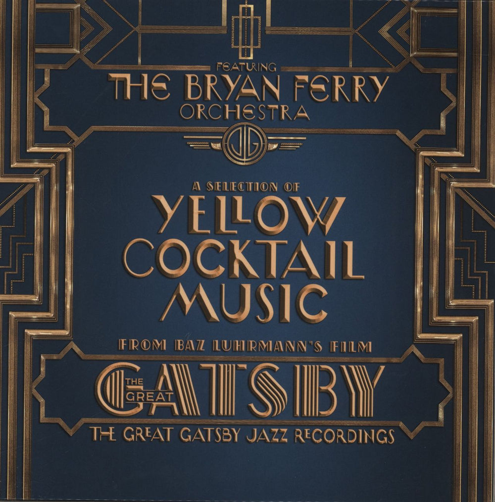 Bryan Ferry The Great Gatsby Jazz Recordings - 180 Gram Blue Vinyl UK vinyl LP album (LP record) MOVLP928