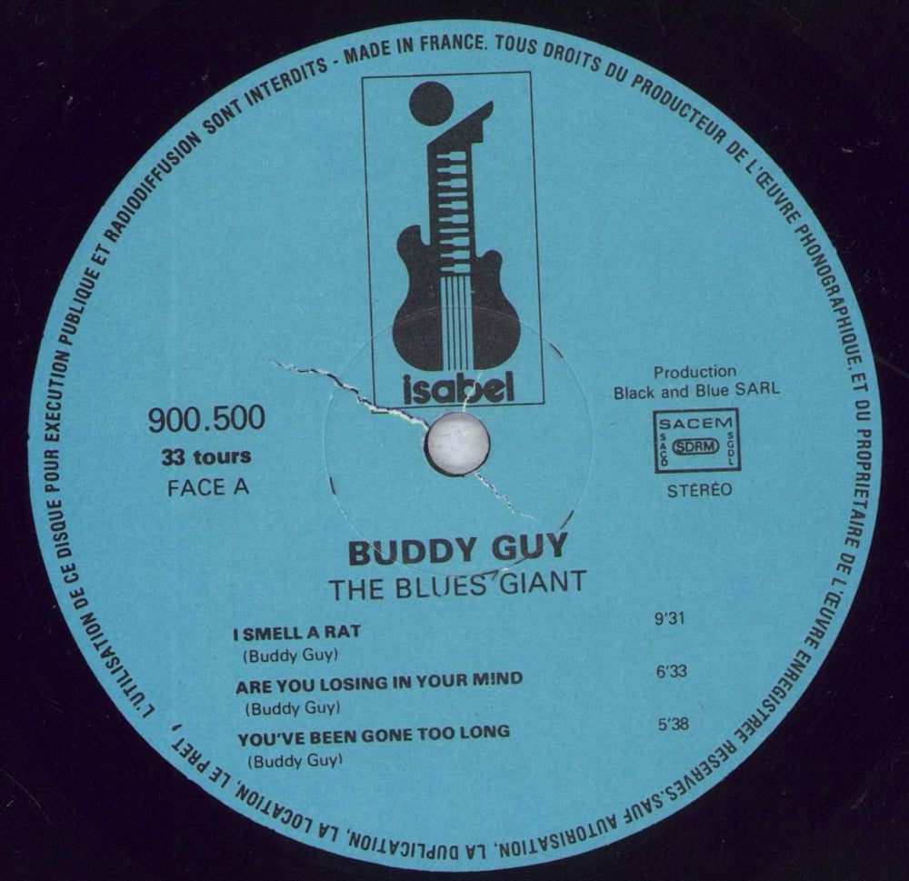 Buddy Guy The Blues Giant - shrink French vinyl LP album (LP record) BGYLPTH837183