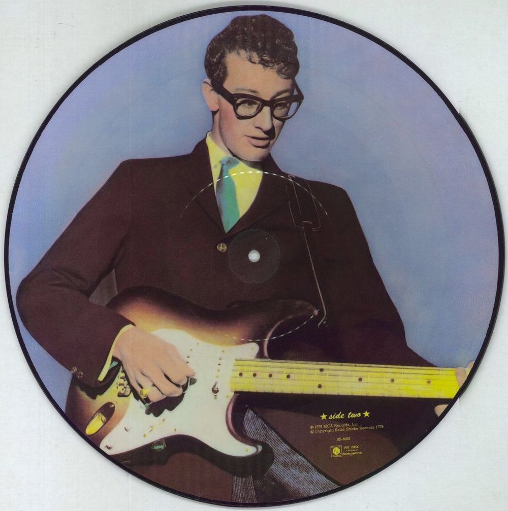 Buddy Holly Portrait In Music Number One US picture disc LP (vinyl picture disc album) BDHPDPO848744