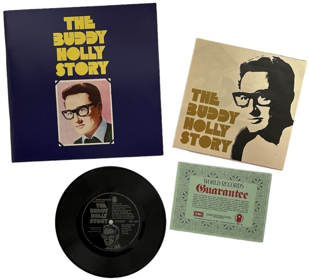 Buddy Holly The Buddy Holly Story + Flexi UK Vinyl Box Set