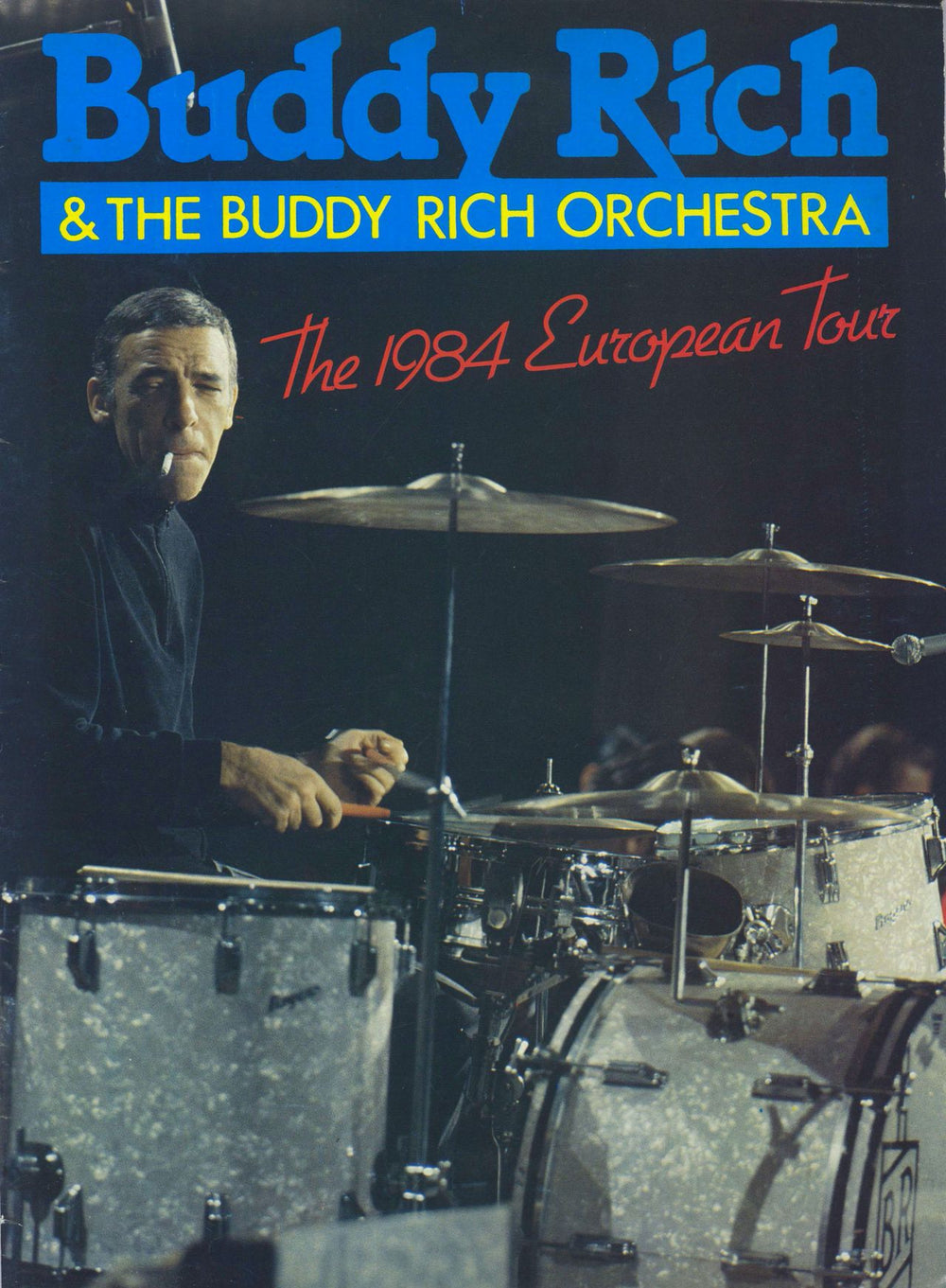 Buddy Rich The 1984 European Tour UK tour programme TOUR PROGRAMME