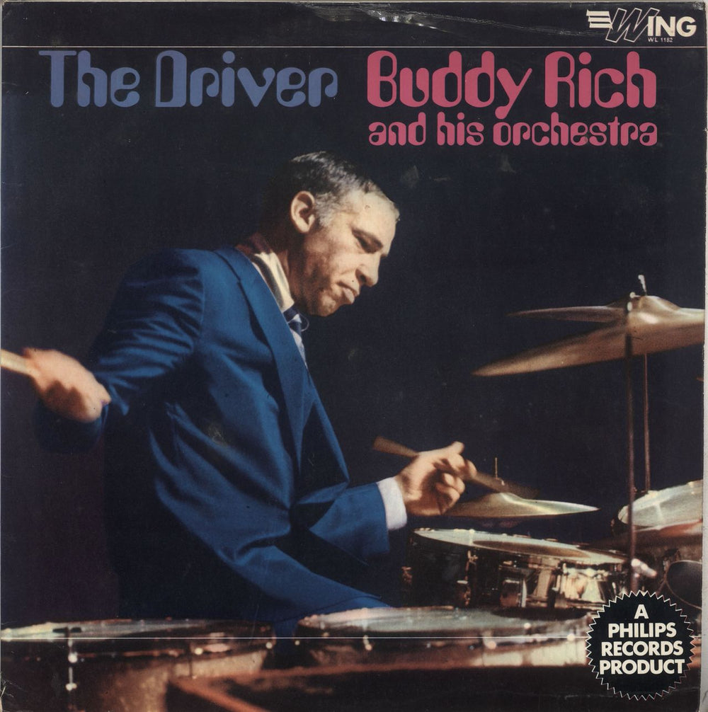 Buddy Rich The Driver UK vinyl LP album (LP record) WL1182