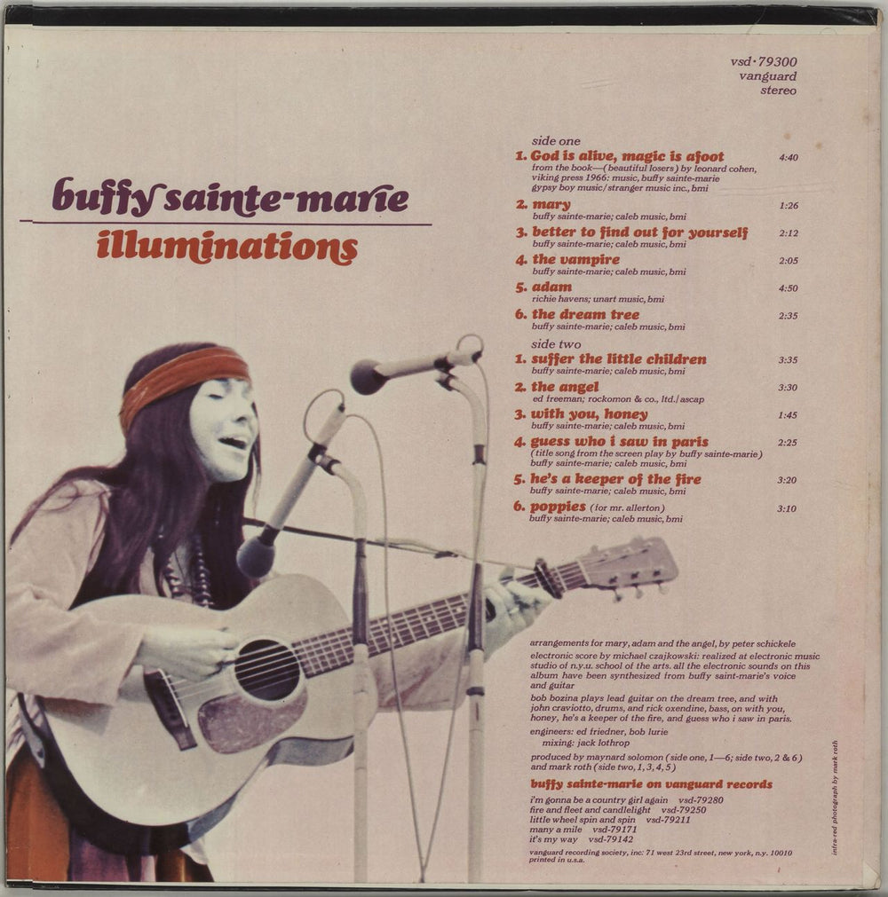 Buffy Sainte-Marie Illuminations US vinyl LP album (LP record) BSMLPIL688752