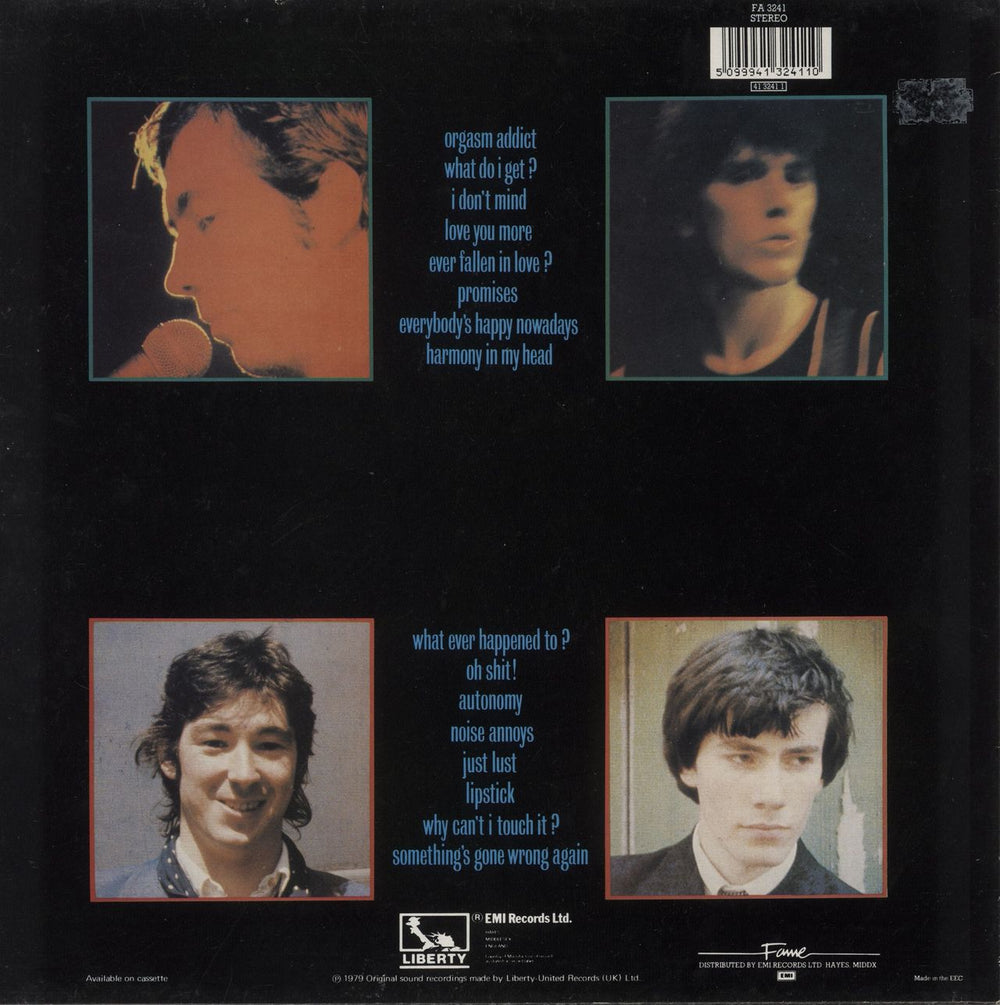 Buzzcocks Singles Going Steady UK vinyl LP album (LP record) 5099941324110