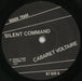 Cabaret Voltaire Silent Command - 1st UK 7" vinyl single (7 inch record / 45) VOL07SI239464