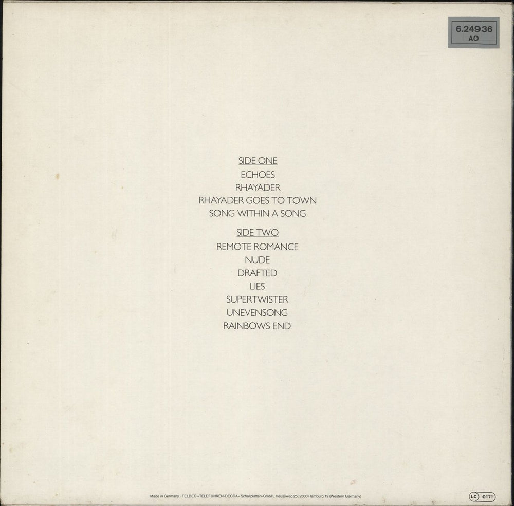 Camel Chameleon - The Best Of Camel German vinyl LP album (LP record)