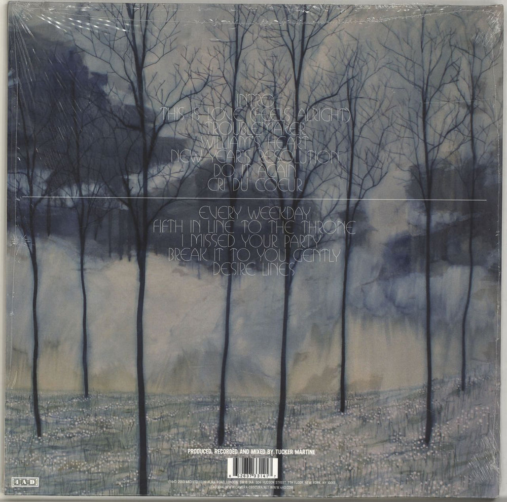 Camera Obscura (UK) Desire Lines + Bonus CD UK vinyl LP album (LP record) 652637331417