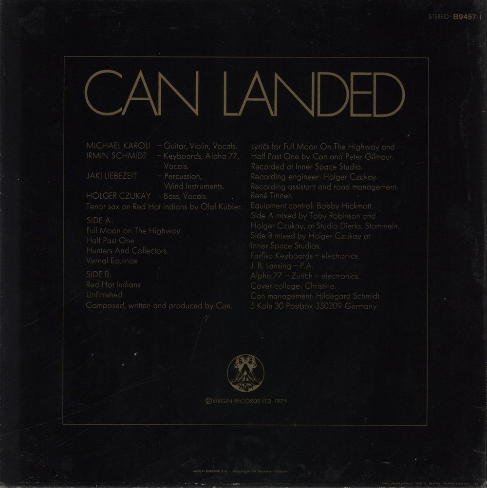 Can Landed Spanish vinyl LP album (LP record)