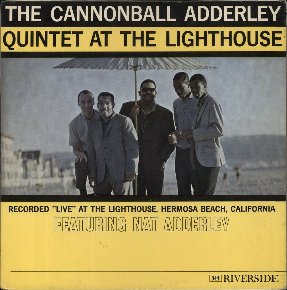 Cannonball Adderley At The Lighthouse UK vinyl LP album (LP record) RLP344