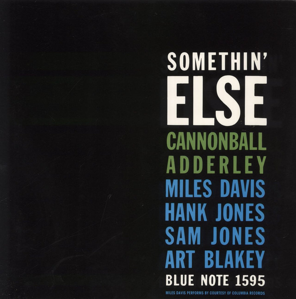 Cannonball Adderley Somethin' Else - 180gm - EX US vinyl LP album (LP record) BST-1595