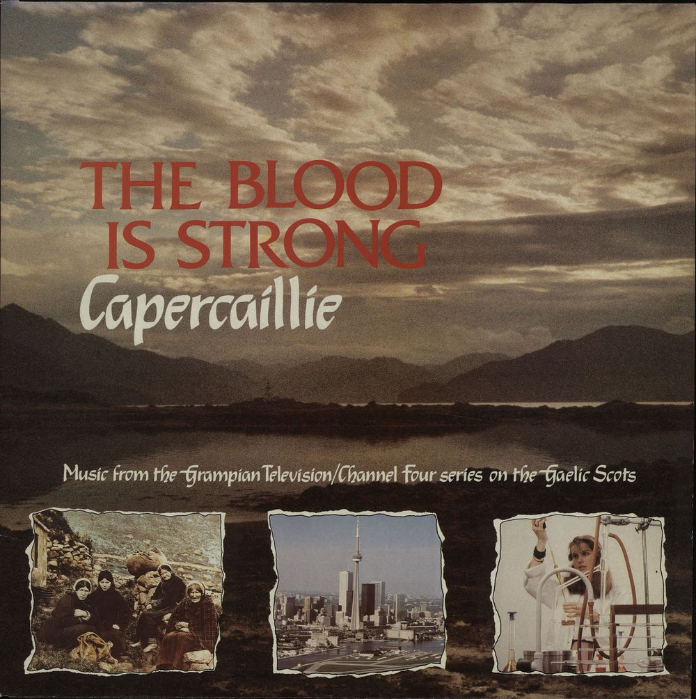 Capercaillie The Blood Is Strong UK vinyl LP album (LP record) GPN1001