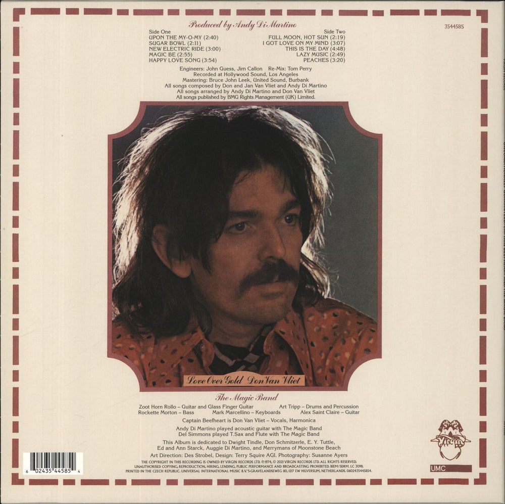 Captain Beefheart & Magic Band Unconditionally Guaranteed - RSD21 - 180gm Clear Vinyl UK vinyl LP album (LP record)