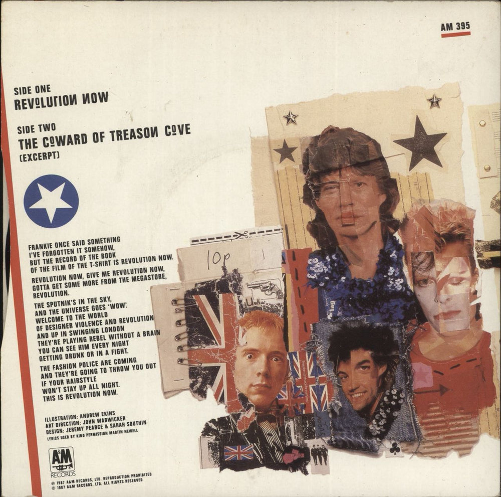 Captain Sensible Revolution Now! UK 7" vinyl single (7 inch record / 45) CSE07RE298968