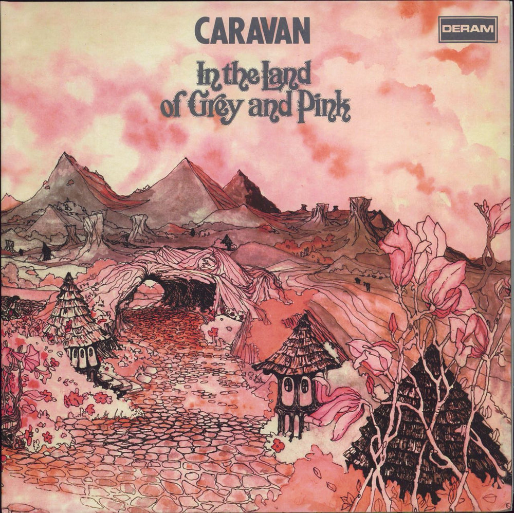 Caravan In The Land Of Grey And Pink - Clear Vinyl UK vinyl LP album (LP record) 7763089