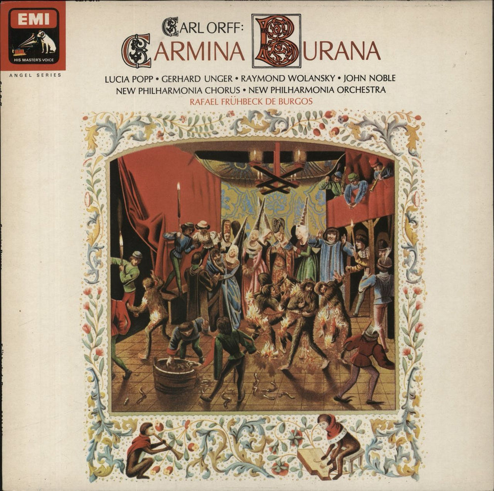 Carl Orff Carmina Burana UK vinyl LP album (LP record) SAN162