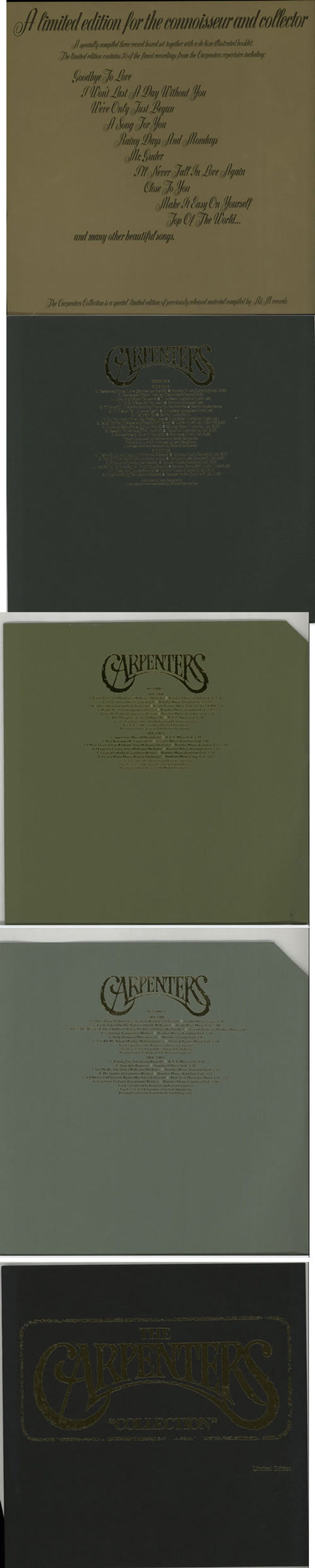 Carpenters The Carpenters Collection UK Vinyl Box Set CRPVXTH635867