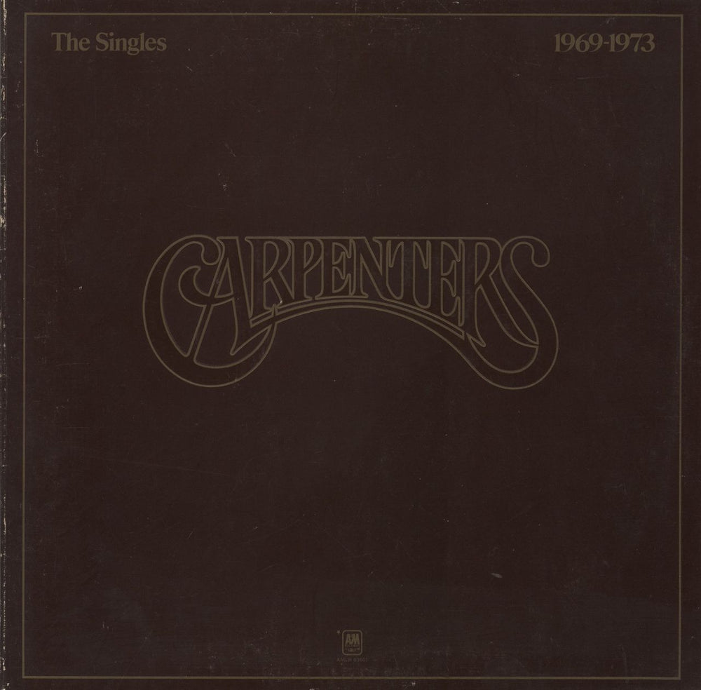 Carpenters The Singles 1969-1973 - Red Vinyl EX UK vinyl LP album (LP record) AMLH63601
